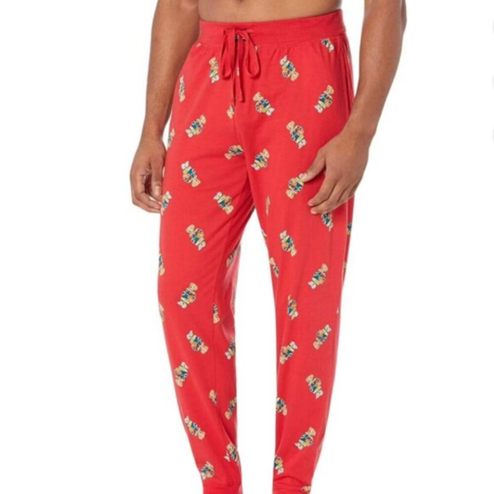 Polo Ralph Lauren Cotton Rib Waistband Knit Sleepwear Joggers Men's Large
